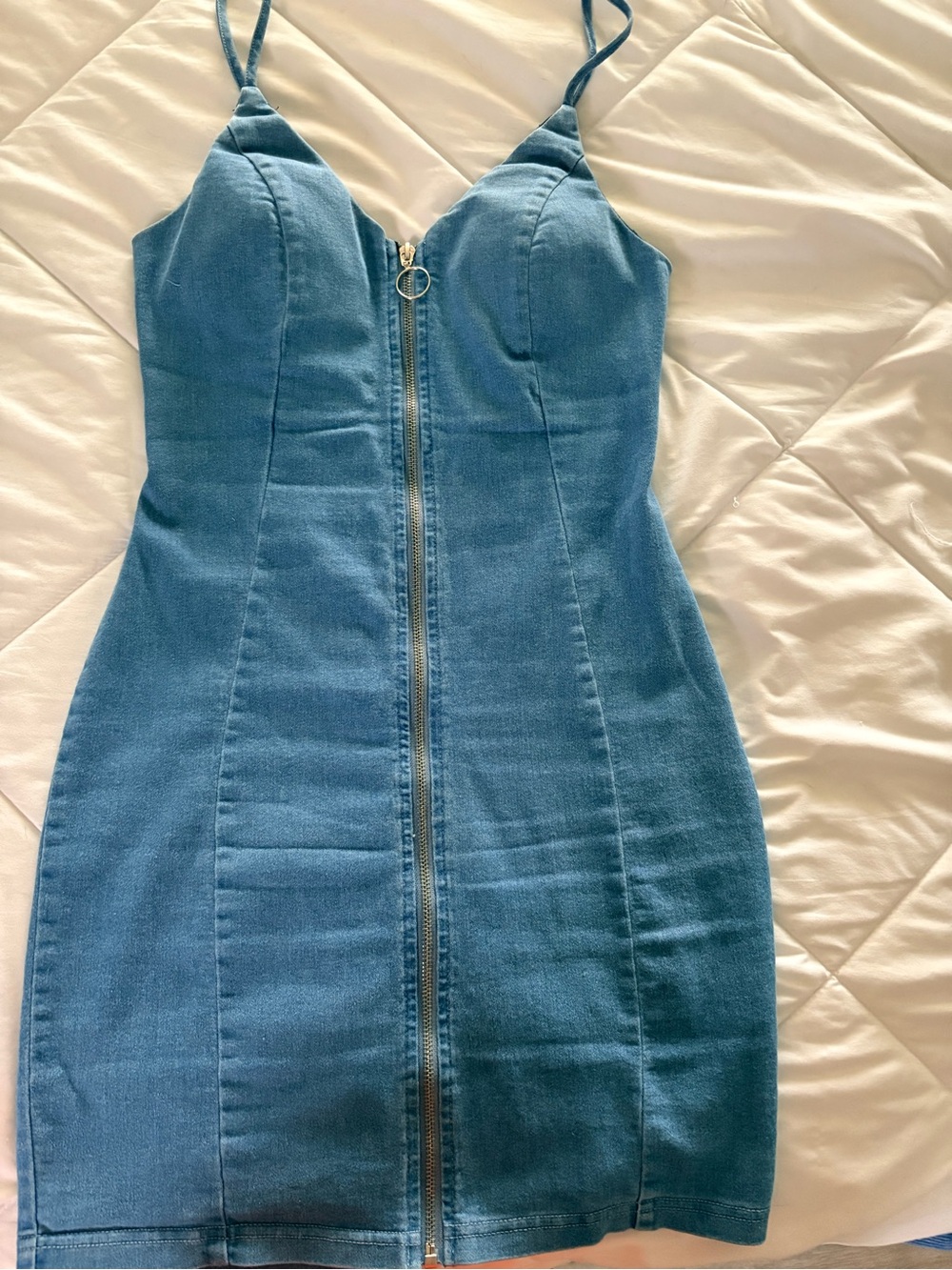 iris Light Blue Denim Top